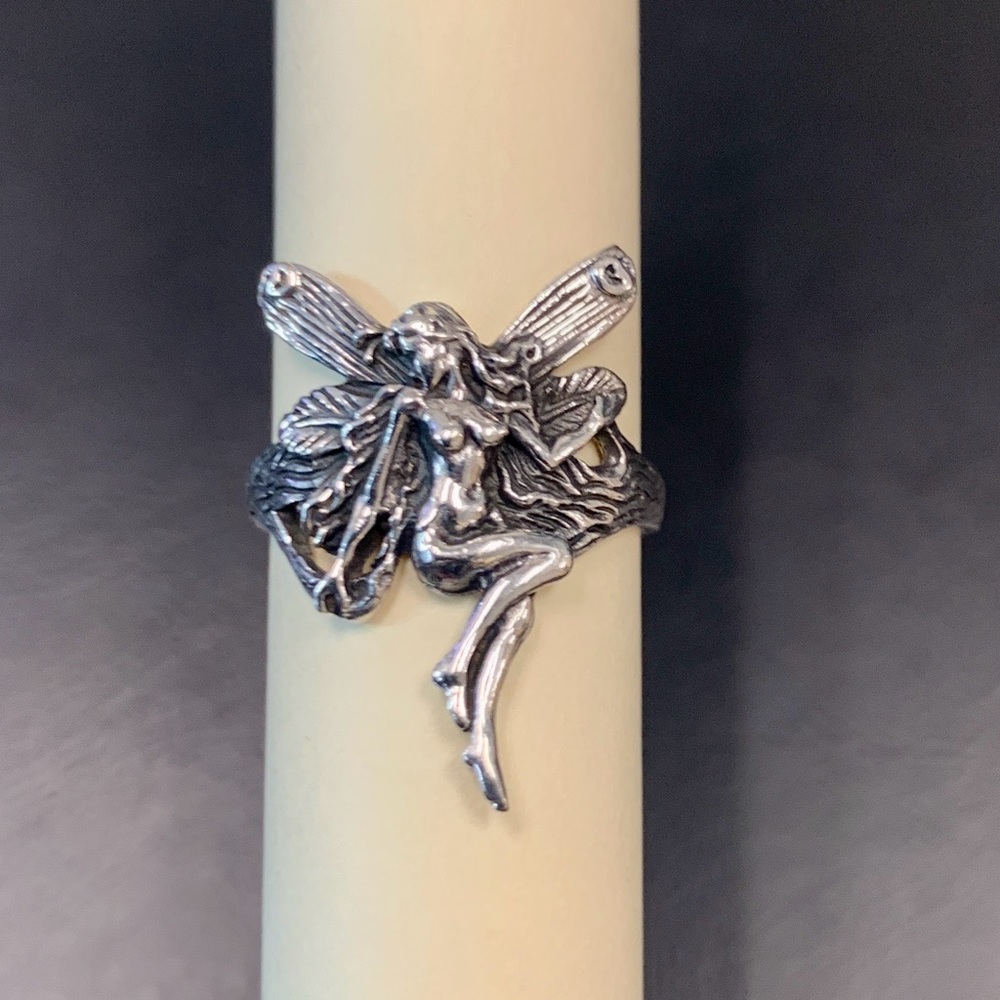 Sterling silver fairy ring. Size 5. - Picture 2 of 5
